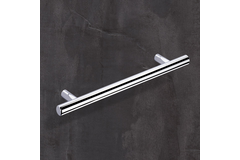 stanggreep Hale, boorafstand 192, L 252 mm, H 35 mm, ø 12 mm, glans verchroomd