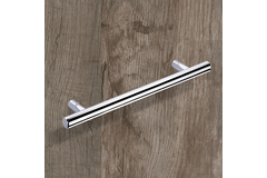 stanggreep Hale, boorafstand 192, L 252 mm, H 35 mm, ø 12 mm, glans verchroomd
