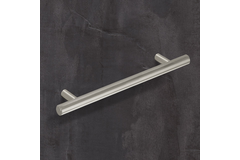 stanggreep Hale, boorafstand 96, L 156 mm, H 35 mm, ø 12 mm, roestvrij staal finish geborsteld