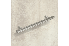 stanggreep Hale, boorafstand 96, L 156 mm, H 35 mm, ø 12 mm, roestvrij staal finish geborsteld