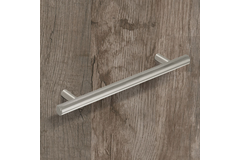 stanggreep Hale, boorafstand 96, L 156 mm, H 35 mm, ø 12 mm, roestvrij staal finish geborsteld
