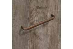 Greep Naila, boorafstand 96, L 103 mm, B 12 mm, H 26 mm, Bruin metallic geborsteld