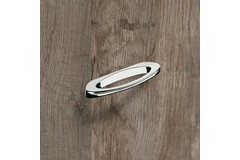 Greep Neapolis, boorafstand 96, L 148 mm, B 15 mm, H 41 mm, glans verchroomd
