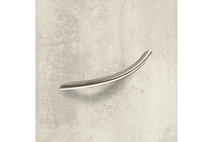 Greep Nicia, boorafstand 192, L 221 mm, H 32 mm, ø 10 mm, roestvrij staal finish geborsteld