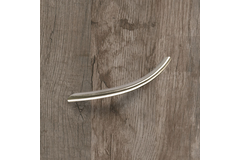 Greep Nicia, boorafstand 192, L 221 mm, H 32 mm, ø 10 mm, roestvrij staal finish geborsteld