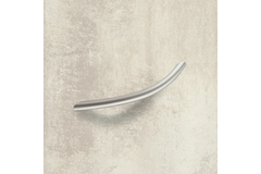 Greep Nicia, boorafstand 160, L 184 mm, H 32 mm, ø 10 mm, Mat vernikkeld