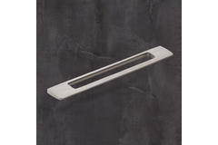 Greep Nubia, boorafstand 192, L 245 mm, B 8 mm, H 35 mm, roestvrij staal finish geborsteld