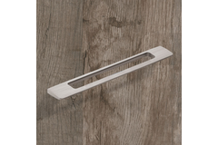 Greep Nubia, boorafstand 192, L 245 mm, B 8 mm, H 35 mm, roestvrij staal finish geborsteld