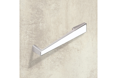 Greep Rialto, boorafstand 160, L 189 mm, B 25 mm, H 35 mm, glans verchroomd