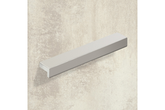 Greep Rovigo, boorafstand 128, L 143 mm, B 16 mm, H 25 mm, Aluminium geëloxeerd