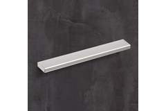 Greeplijst Stabia, boorafstand 128, L 140 mm, B 8 mm, H 20 mm, Aluminium geëloxeerd