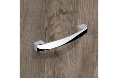 Greep Vantania, boorafstand 128, L 144 mm, B 14 mm, H 27 mm, glans verchroomd