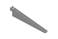 Drager dubbel element 170mm grijs