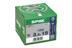 Houtschroef SPAX-S PK Pozidrive met verzonken kop 3.5 x 15