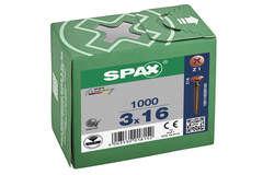 Houtschroef SPAX-S brons PK Pozidrive met verzonken kop 3 x 16