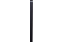 Greep SENSE BA480 L487 aluminium geborsteld zwart