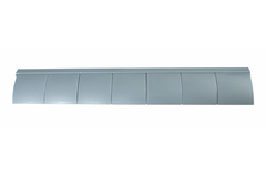 Flap kabelgeleiding horizontaal zwart 650mm/7 el.