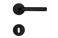 Deurkruk Pro l shape 16mm zwart r+e