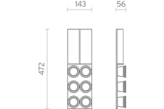 Fit kruidenhouder V1 zwart (A)