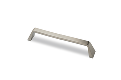 Greep Basilia, boorafstand 192, L 208 mm, B 30 mm, H 30 mm, roestvrij staal finish geborsteld