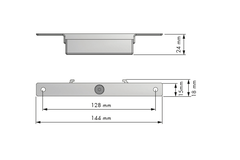Structura plankdrager zwart 20kg per paar