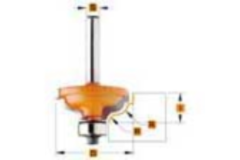 Profielfrees met geleidelager r=4,8 - 3,6 d=34,2 i=13 hw
