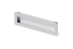 greep om in te laten Nidum, boorafstand 96, L 111 mm, B 35 mm, Aluminiumkleurig