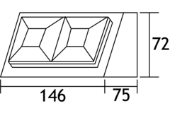 Opbouwstopcontact deltabox rvs nl-d-l