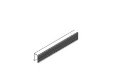 Hawa Junior 40/80/100 geleidingsprofiel 1300mm