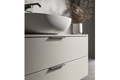 Greep drop b160 l190 zwart