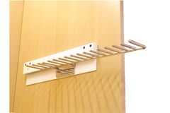 Uittrekb.kravattenhouder(15 haken)wit/ch