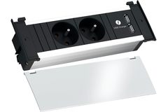 Kapsa wit 3 stopcontacten d-nl-l +usb charger