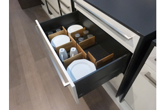 Vionaro set bodemplaat k60,zw.antislip+verdelerset eik 7d