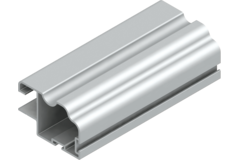 Vertikaal profiel TR10ML Terra 2.6m alu zilver
