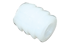 Muf d.10mm binnen M6 - 11mm wit