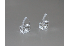 Spiegelhouder glasklaar 4mm te schroeven