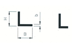 Profiel L 20x20x2 alU-mat (6m)