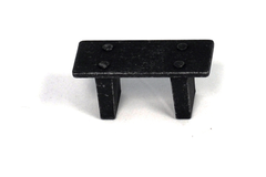 Greep bench ba32 zwart mat ijzerkleur