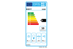 Novy crystal 90 cm wit
