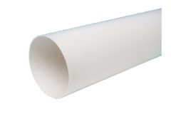Ronde buis d.125 l.1000mm wit