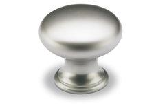 Knop Cirpi, H 27 mm, ø 30 mm, Mat verchroomd