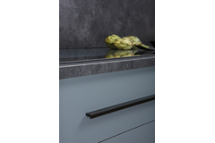 Greep ANGLE BA192 L300 aluminium metallic bruin