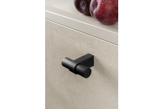 T-knop NOBB L52 aluminium geborsteld messing cava