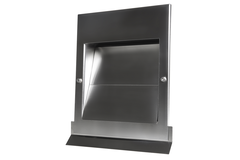 Paneir sigma uitblaasrooster  rvs/rvs d.125mm