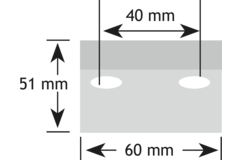 Ophangprofiel 60mm verzinkt
