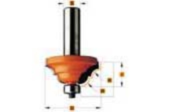 Profielfrees met geleidelager r=4 d=33,4 i=13 hw