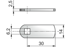 Dial Lock - sluithaak CAM 477