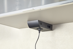 Born zwart mat b-f stekkerblok 1x16a-2x6a-2x usb a