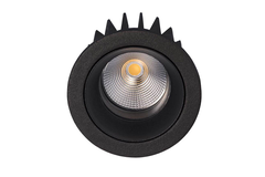 Led trend Round zwart mat 3000K 9W 230 V