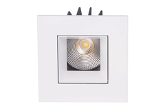 Led trend Square wit mat 3000K 9W 230V